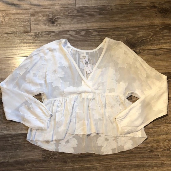 Aritzia Wilfred Peplum Top - Picture 5 of 9